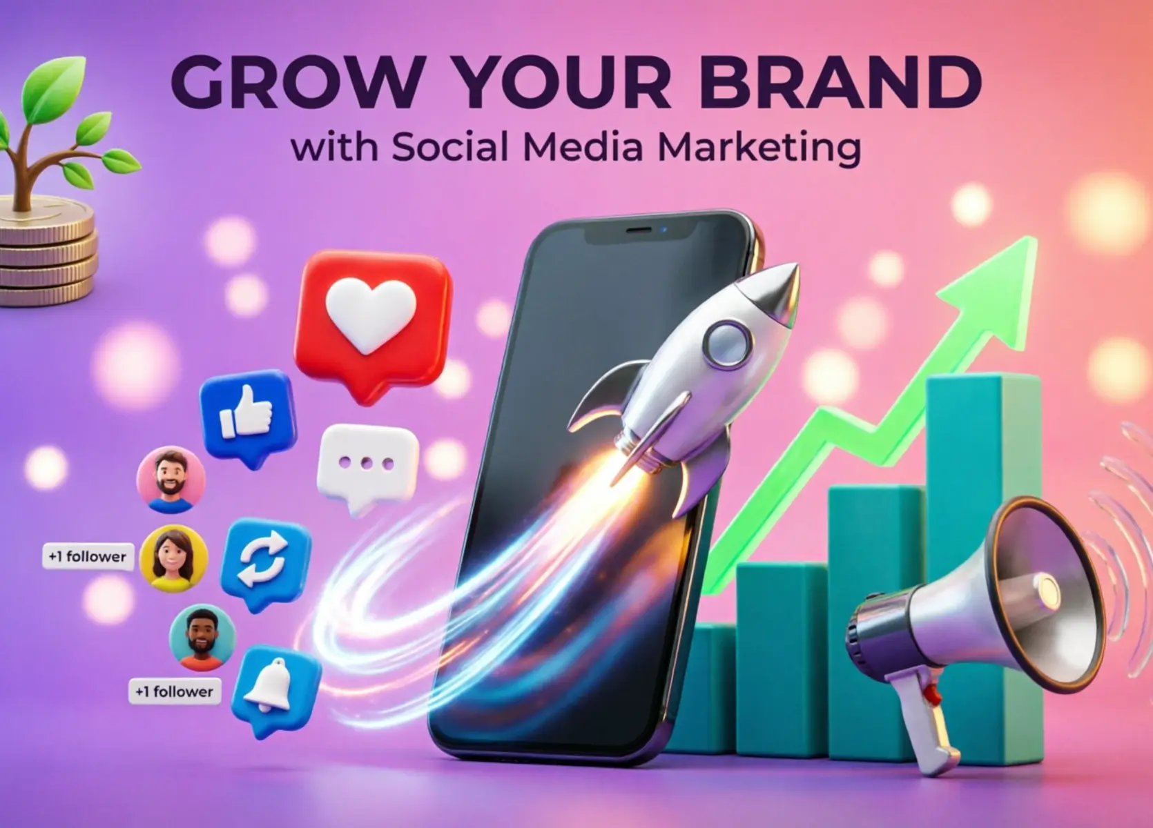 Grow your brand through social marketing