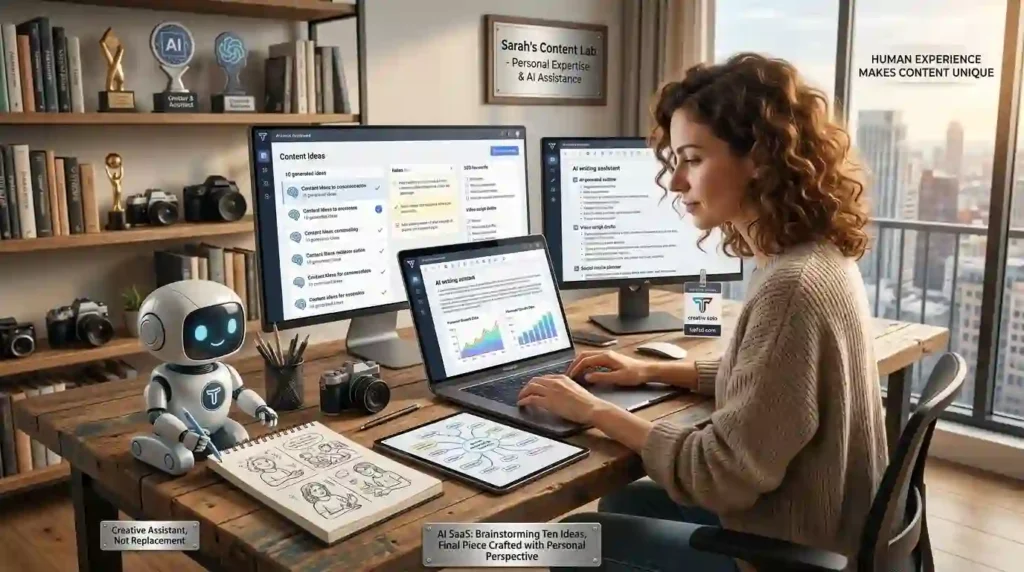 AI-powered saas products for marketers and content creators